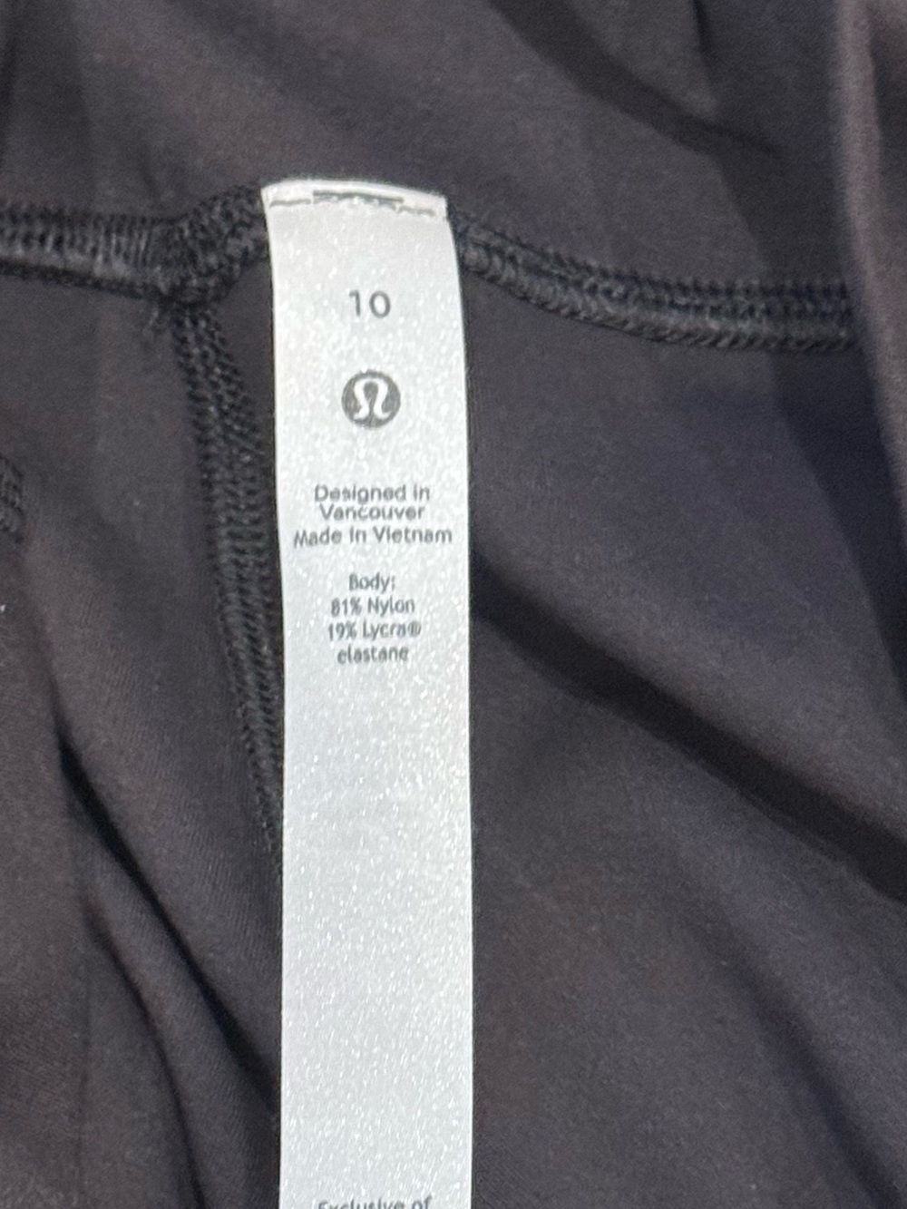 Lululemon NWT🔖Align High-Rise Pant 28” Black Size 10 - Picture 8 of 8